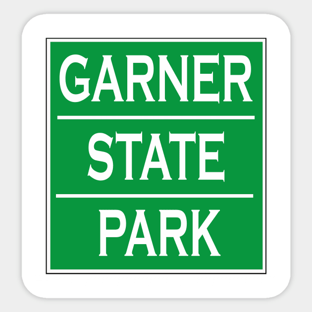 GARNER STATE PARK Sticker by Cult Classics